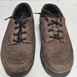 Men's Brown Leather Shoes 11M